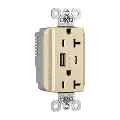 LEGRAND Pass & Seymour pttr20acusbi plugtail usb outlet, type a/c, 20a