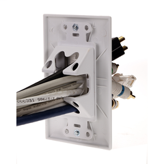 LEGRAND Pass & Seymour WP1014-WH-5 Cable Access Strap 5-Pack