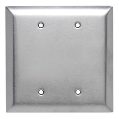 LEGRAND Pass & Seymour SS138 2-Gang Wall Plate 1 Blank and 1 Duplex Receptacle
