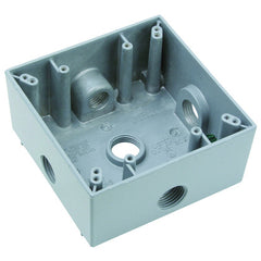 LEGRAND Pass & Seymour WPB262 Two Gang Weatherproof Box 30.5 Cu.In.