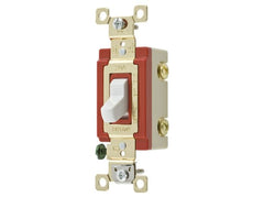 HUBBELL Bryant 4901W Switches and Lighting Controls Single Pole 20A 120/277V AC