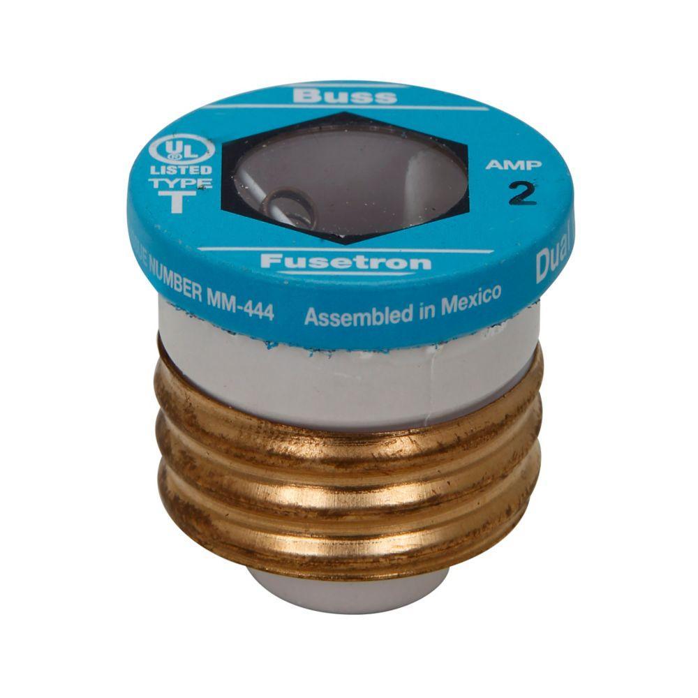 EATON Bussmann T-2 Plug Fuse 2 A