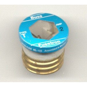 EATON Bussmann T-2 Plug Fuse 2 A