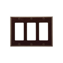 EATON Cooper Wiring 2163B-BOX Decorator / GFCI Wallplate 3-Gang