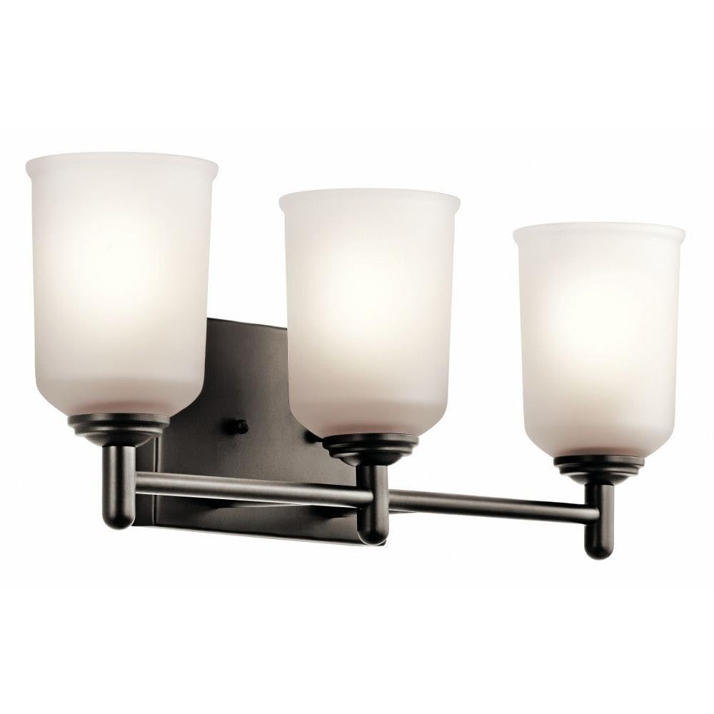 KICHLER LIGHTING Kichler Lighting 45574OZ Shailene Bath Light 3 Light Olde Bronze