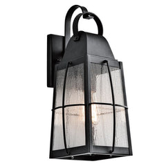 KICHLER LIGHTING Kichler Lighting 49553BKT Tolerand 1-Light Outdoor Wall Light 100W