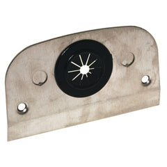 RACO Raco 6311 Service Pedestal Face Plate, Stainless Steel, Telephone Hookup Opening