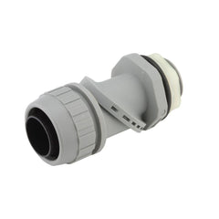 RACO Raco 4734 1 in. Type B Liquidtight Conduit Swivel Lok Straight To 90 Degrees Connector Nonmetallic (Pack-10)