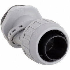 RACO Raco 4734 1 in. Type B Liquidtight Conduit Swivel Lok Straight To 90 Degrees Connector Nonmetallic (Pack-10)