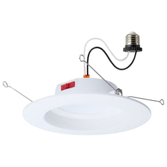 Satco Satco S12602 8wled/dlr/5-6/5cct/e/rnd/wh 5-6 inch