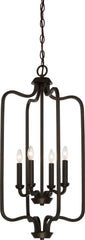 Satco Satco 60/5900 Willow 4 Lt Caged Pendant 60W
