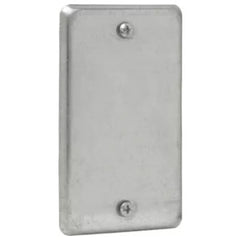 EATON Crouse Hinds TP608 Steel Flat Utility Box Blank Cover 2-1/8-Inch x 4-Inch