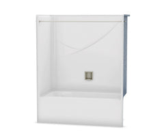 AKER Aker opts-6032 Reinforced Shower Base Right-hand White