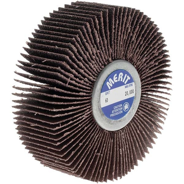 MERIT Merit Abrasives 08834135015 Mounted Flap Wheel 60 Grit