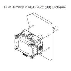 BAPI Bapi BA/10K-2-H200-D-BB Temp & Humidity Duct Sensor