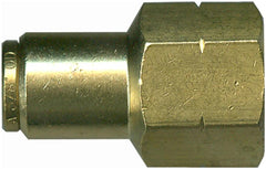 FAIRVIEW Fairview PC66-4B Push To Connect Fitting 1/4 in Tube x 1/4 in FNPT