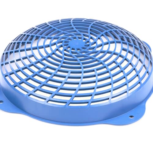 HEATCRAFT Heatcraft 37000701 Fan Guard, 12 inches Blue Plastic