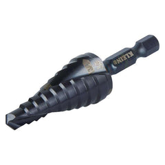 KLEIN TOOLS Klein Tools QRST03 Quick Release Step Drill Bit with Spiral Flute, 1/4 inches to 3/4 inches
