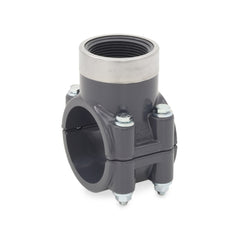 SPEARS Spears 867-251SR 2X1-1/2 Pvc Clamp Sdl Srfpt Epdm Znc Blt