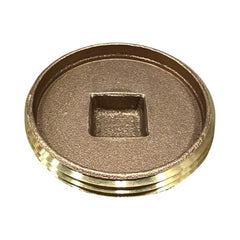 WAL-RICH Wal-Rich 2424204 2 1/2 inches Raised-Head Brass Plug