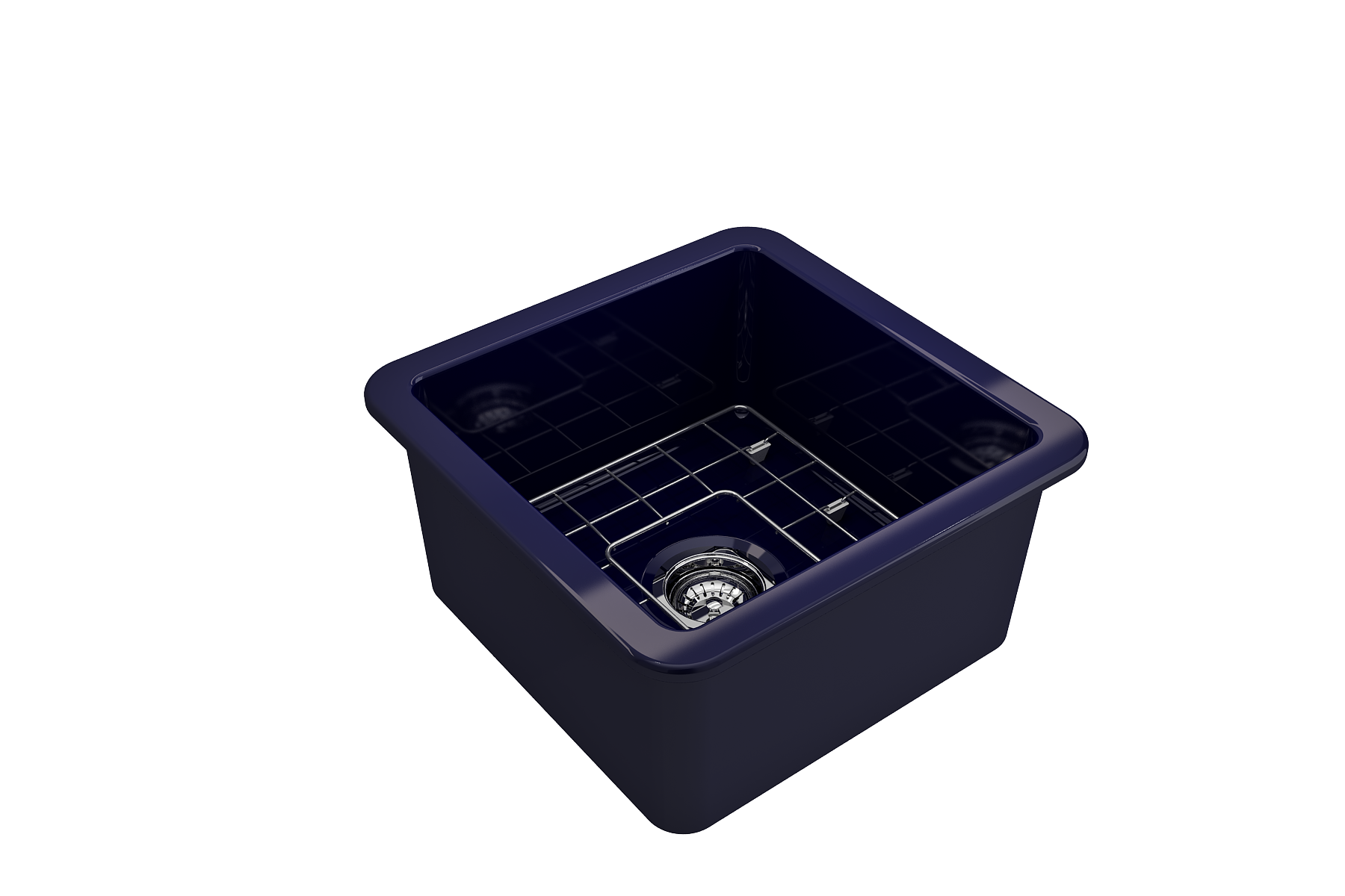 BOCCHI Bocchi 1359-010-0120 Sotto dual-mount fireclay 18 in. single bowl bar sink