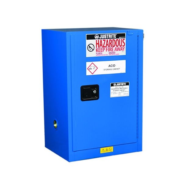 JUSTRITE Justrite 8612282 Chemcor Compac Hazardous Material Safety Cabinet 12 Gallon