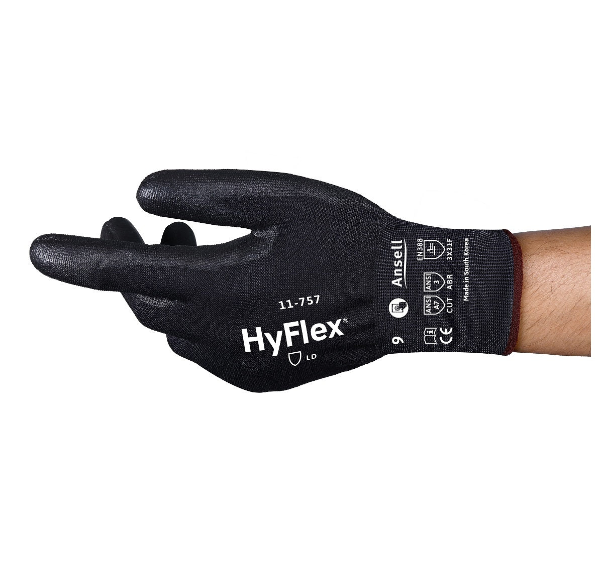 ANSELL Ansell 11757110 HyFlex® 11-757 Size 11 Cut Resistant Gloves