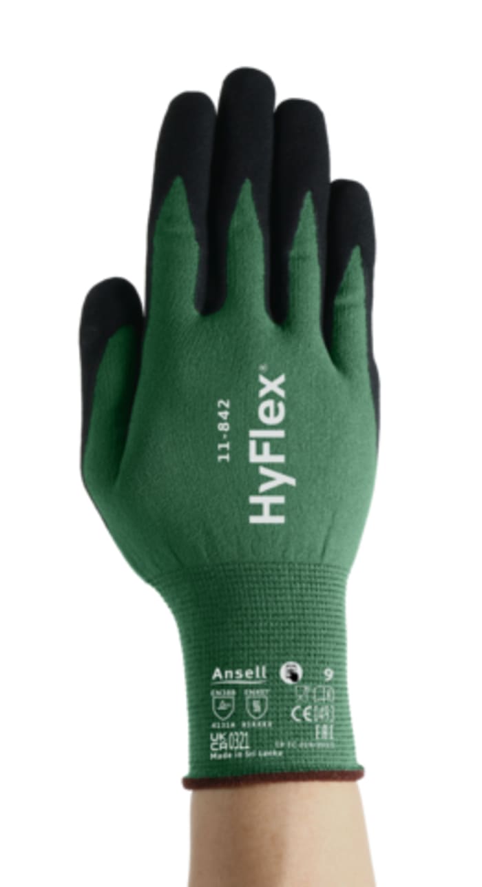 ANSELL Ansell 11842060 HyFlex® Size 6 Gauge 15 Work Gloves