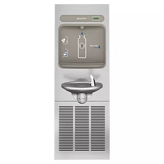 ELKAY Elkay EZWSERPBM8K ezH2O Bottle Filling Station with Integral SwirlFlo Fountain Refrigerated Non-Filtered 8.0 GPH