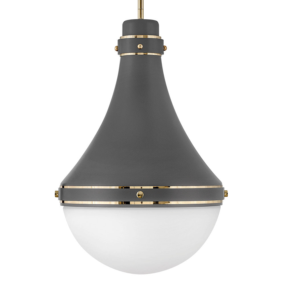 HINKLEY Hinkley Lighting 39054DMG Oliver Medium Pendant 100W