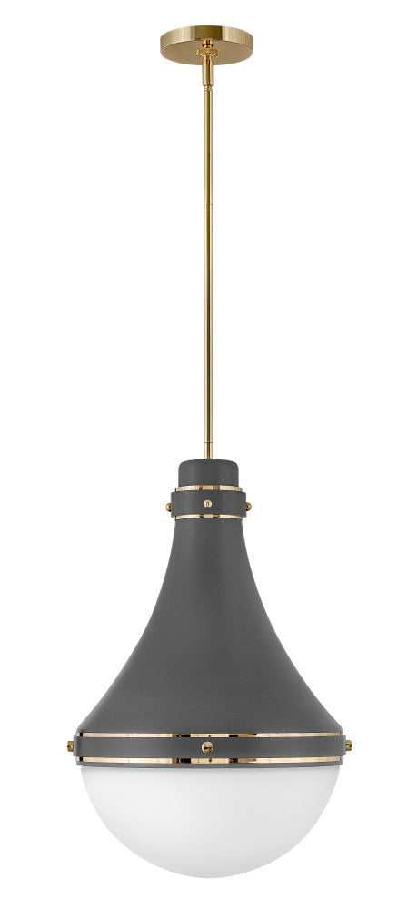 HINKLEY Hinkley Lighting 39054DMG Oliver Medium Pendant 100W