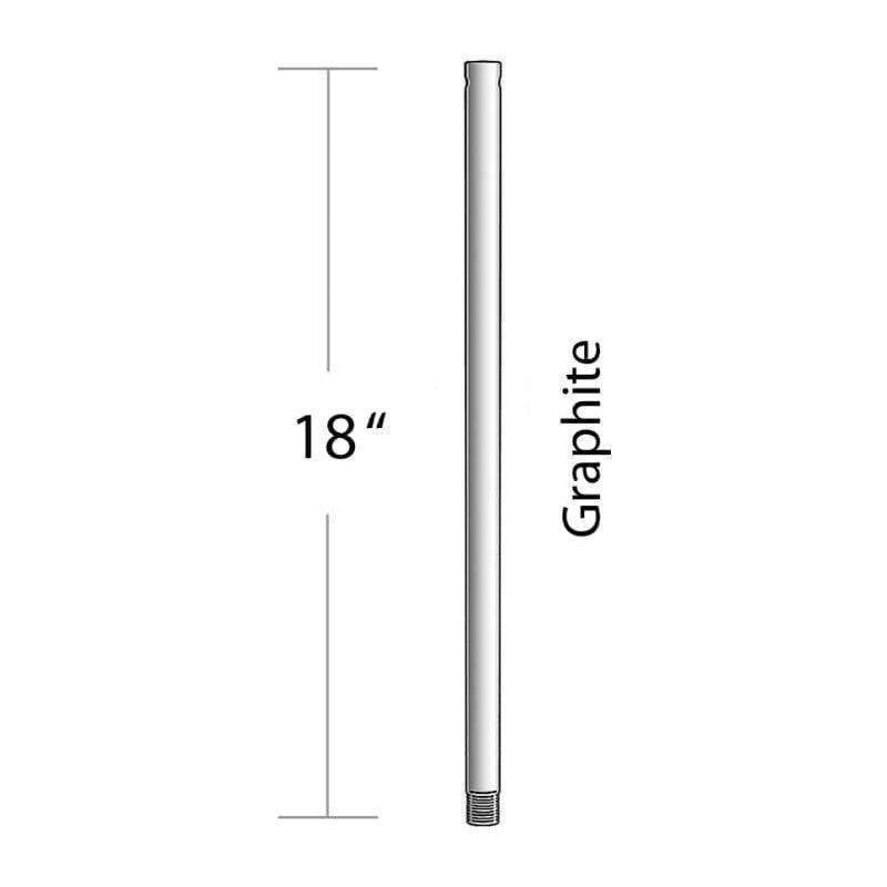 HINKLEY Hinkley Lighting 990018FGT 18 in. Ceiling Fan Extension Downrod