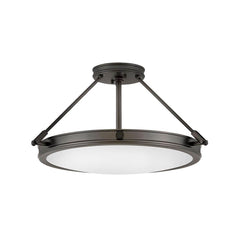 HINKLEY Hinkley Lighting 3382BX Collier Semi-Flush Mount 4-5w Cand. LED, 60w Equiv.