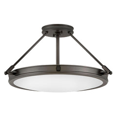 HINKLEY Hinkley Lighting 3382BX Collier Semi-Flush Mount 4-5w Cand. LED, 60w Equiv.