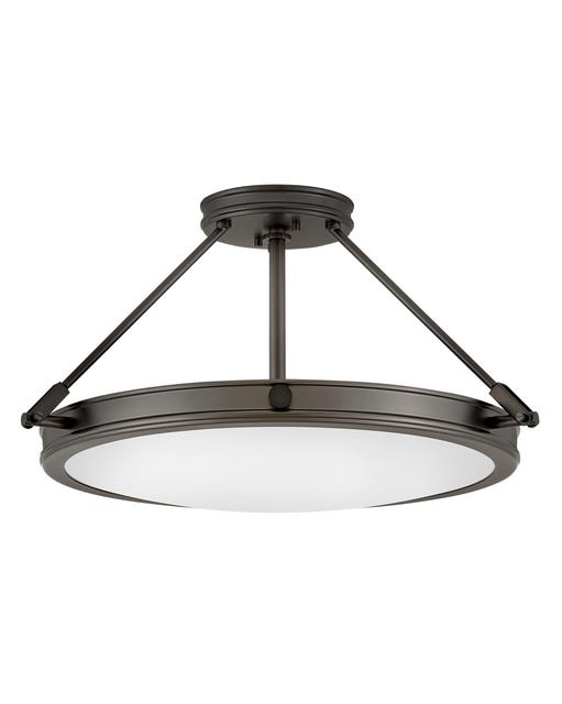HINKLEY Hinkley Lighting 3382BX Collier Semi-Flush Mount 4-5w Cand. LED, 60w Equiv.
