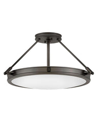 HINKLEY Hinkley Lighting 3382BX Collier Semi-Flush Mount 4-5w Cand. LED, 60w Equiv.