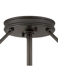 HINKLEY Hinkley Lighting 3382BX Collier Semi-Flush Mount 4-5w Cand. LED, 60w Equiv.