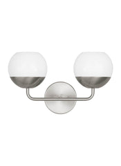SEAGULL LIGHTING Seagull Lighting 4468102-962 Alvin Two Light Wall / Bath 75w