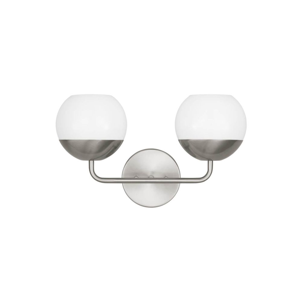SEAGULL LIGHTING Seagull Lighting 4468102-962 Alvin Two Light Wall / Bath 75w