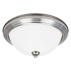 SEAGULL LIGHTING Seagull Lighting 77064-962 Geary 12.5-in Indoor 2 -Light LED Flush Mount Light