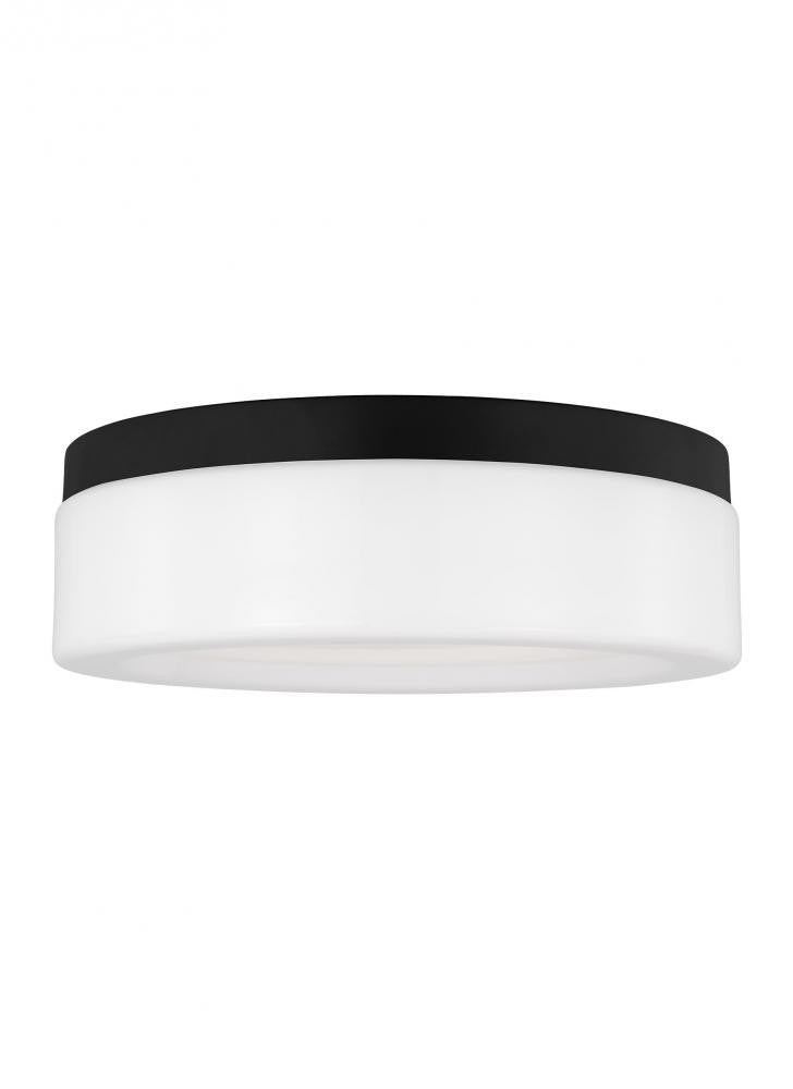 SEAGULL LIGHTING Seagull Lighting 7569093S-112 Rhett Modern 1-Light Indoor Dimmable Medium Ceiling Flush Mount 7569093S-112