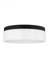 SEAGULL LIGHTING Seagull Lighting 7569093S-112 Rhett Modern 1-Light Indoor Dimmable Medium Ceiling Flush Mount 7569093S-112