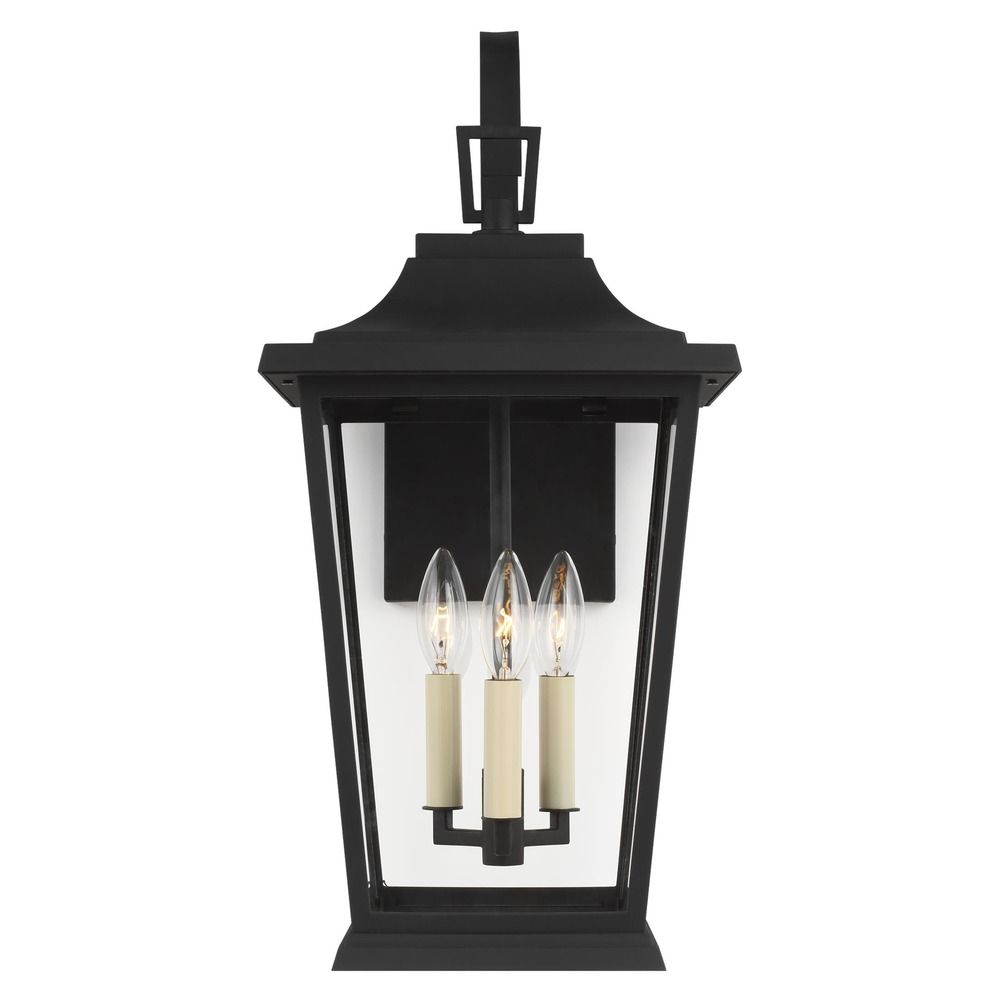 SEAGULL LIGHTING Seagull Lighting OL15402TXB Warren Medium Lantern Textured Black