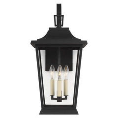 SEAGULL LIGHTING Seagull Lighting OL15402TXB Warren Medium Lantern Textured Black