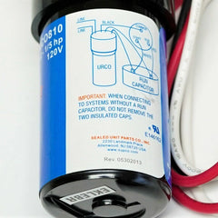 SUPCO Supco urc0810 3-in-1 Relay Overload Start Capacitor