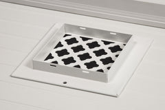 STEELCREST SteelCrest BTU6X6RWHH Fixed Return Grille 6x6 Inch