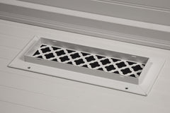 STEELCREST SteelCrest BTU12X4RWHH Fixed Return Grille 12x4