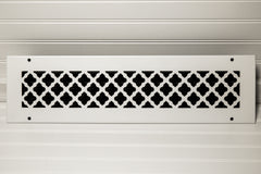 STEELCREST SteelCrest BTU20X4RWHH Fixed Return Grille 20x4 Inch