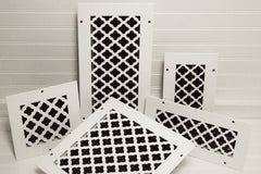 STEELCREST SteelCrest BTU10X4RWHN Fixed Return Floor Grille