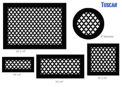 STEELCREST SteelCrest BTU8X8RWHH Fixed Return Grille 8x8 Inch